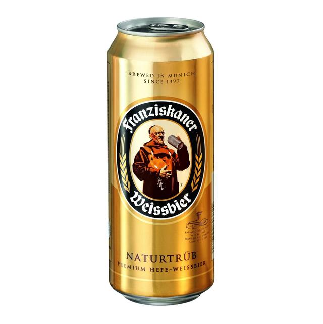 Cerveza Franziskaner Weissbier Naturtrüb lata 50 cl
