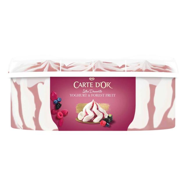 Helado con yogur y frutas del bosque Carte d'Or 480 g