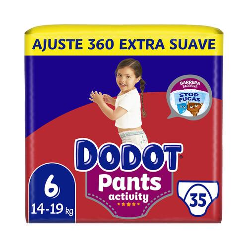DODOT Pants activity Pants (braguitas) de aprendizaje talla 6 (14-19 kg) 35 uds