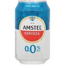 Cerveza Amstel 0,0 sin alcohol lata 33 cl