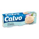 Atún claro sin aceite al natural Calvo pack de 3 latas de 56 g