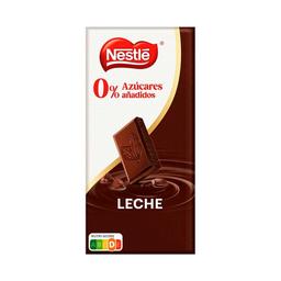 NESTLÉ Chocolate con leche sin azúcar añadido tableta de 125 g