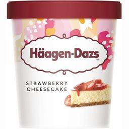 Helado de strawberry cheesecake haagen dazs, tarrina 400 g