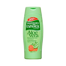 INSTITUTO ESPAÑOL Loción hidratante para manos y cuerpo con aloe vera 100% natural INSTITUTO ESPAÑOL 500 ml