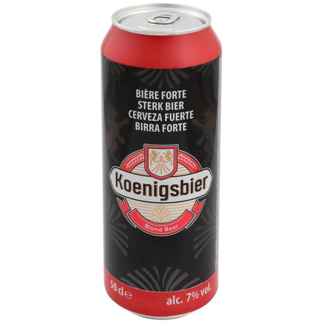 Cerveza Koenigsbier fuerte lata 50 cl