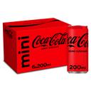 Refresco de cola coca cola zero, pack 6x20 cl