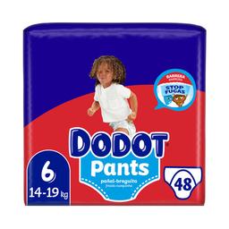 DODOT Pants (braguitas) de aprendizaje talla 6 (14-19 kg) 48 uds