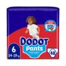 DODOT Pants (braguitas) de aprendizaje talla 6 (14-19 kg) 48 uds