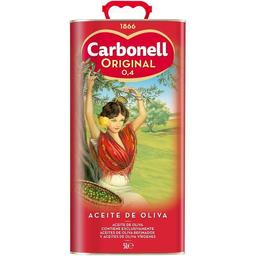 Aceite de oliva 0,4º carbonell, lata 5 litros