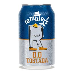 Cerveza tostada 0,0% alcohol Ramblers de Dia lata 33 cl