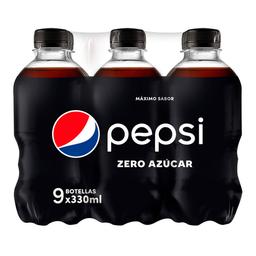 PEPSI MAX Refresco de cola Zero pack 9 uds. x 33 cl