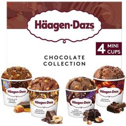 Helado de chocolate attraction haagen dazs, pack 4x400 g
