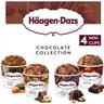 Helado de chocolate attraction haagen dazs, pack 4x400 g