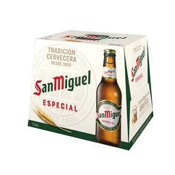 SAN MIGUEL ESPECIAL Cervezas pack de 12 Botellines de 25 cl