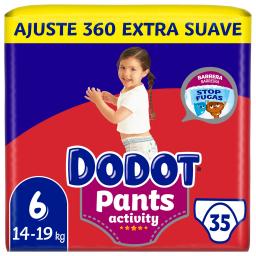 Pants Dodot Activity T6 (14-19 kg) 35 ud
