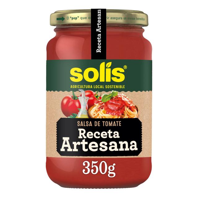 Salsa de tomate SOLIS receta artesana frasco 350 g