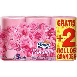 Papel higiénico color foxy, paquete 6 rollos