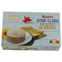 PRODUCTO ALCAMPO Atún claro en aceite de girasol lata de 143 g