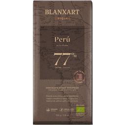 Chocolate negro ecológico 77% cacao perú blanxart, tableta 100 g