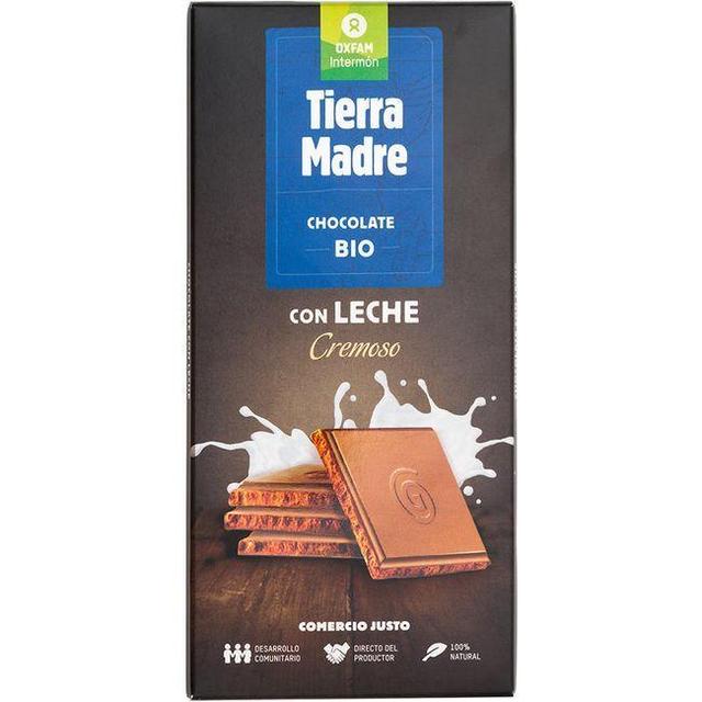 Chocolate con leche oxfam, tableta 100 g