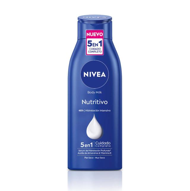 Body milk nutritivo para piel seca Nivea 400 ml