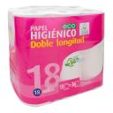 Papel higiénico Lanta 18 rollos doble longitud