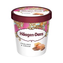 HÄAGEN-DAZS Tarrina de helado de vainilla, con caramelo y nueces caramelizadas 460 ml