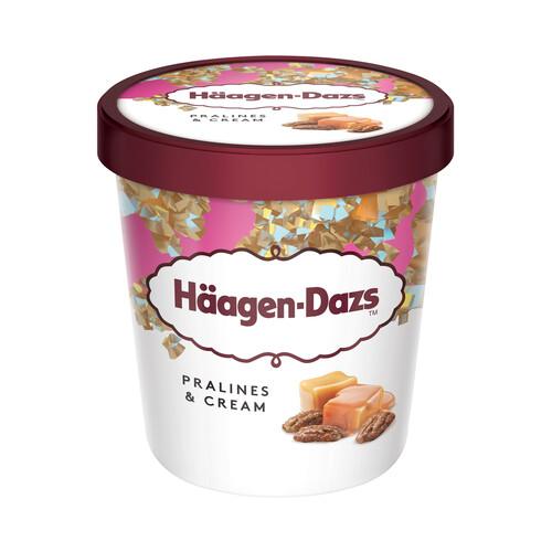 HÄAGEN-DAZS Tarrina de helado de vainilla, con caramelo y nueces caramelizadas 460 ml