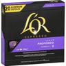 Café lungo profondo compatible con nespresso l'or, caja 20 uds