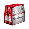 Cerveza Budweiser Lager pack de 6 botellas de 25 cl