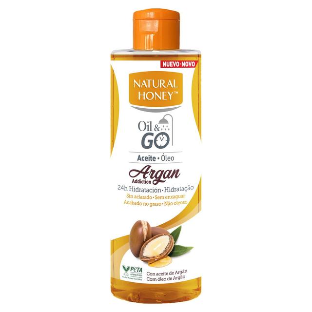 Aceite corporal hidratante de argán Oil&Go Natural Honey 300 ml
