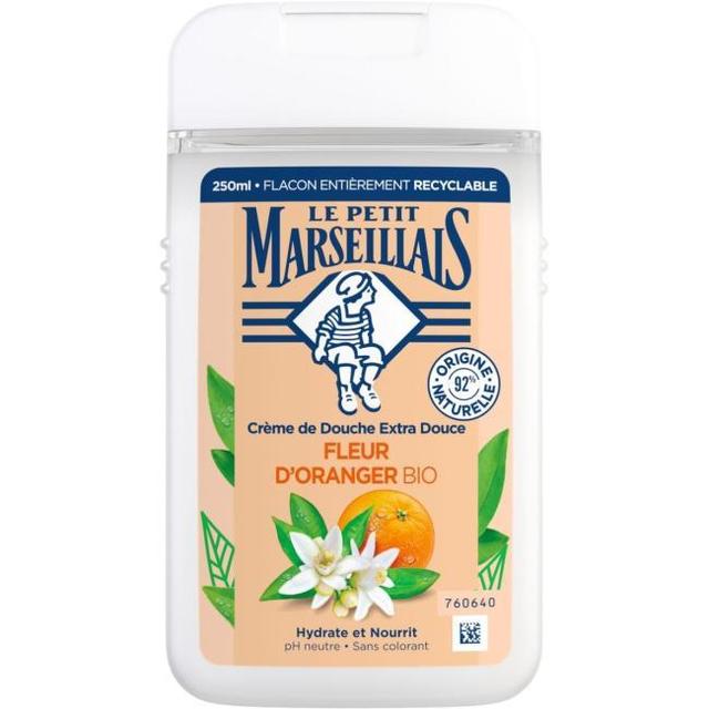 Gel de ducha flor de naranjo le petit marseillais, bote 250 ml