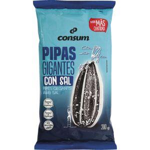 Pipas Gigantes Tostadas con Sal Bolsa