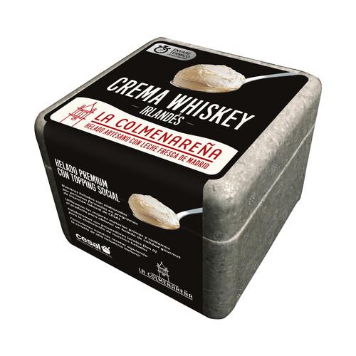 LA COLMENAREÑA Tarrina de helado artesano de crema de whiskey 500 ml