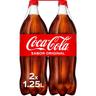 Refresco de cola coca cola, pack 2x1,25 litros