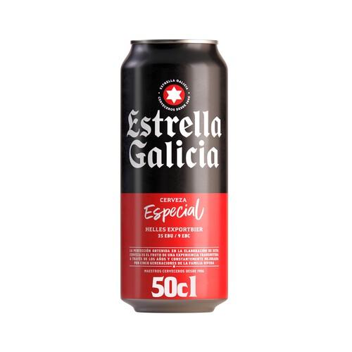 Cerveza estrella galicia, lata 50 cl