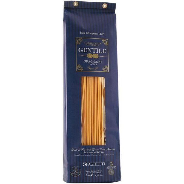 Pasta spaghetti i.g.p. gragnano gentile, paquete 500 g