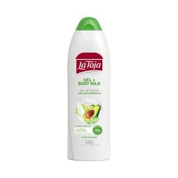 LA TOJA Gel y body milk con sales minerales y aroma a aguacate 600 ml