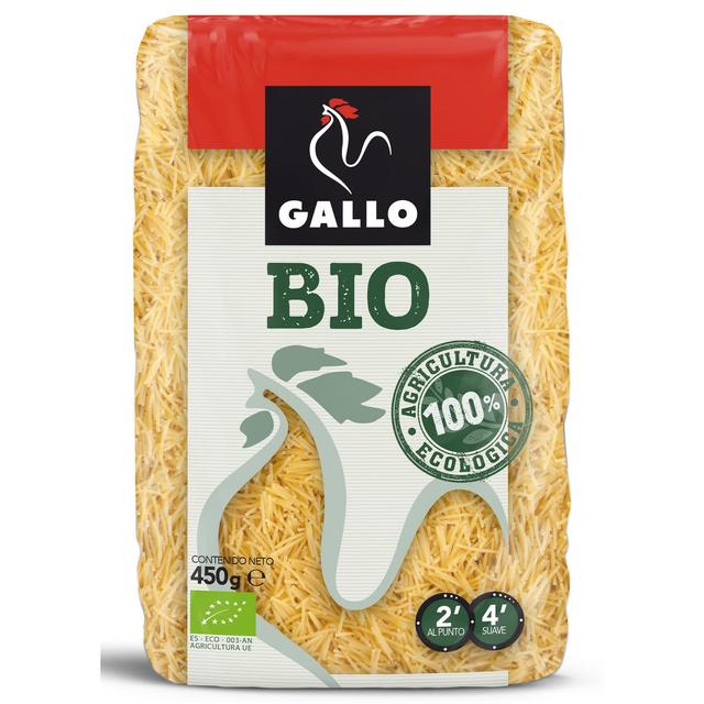 Fideos nº 0 ecológico Gallo 450 g