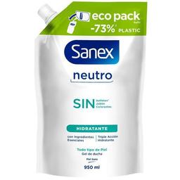 Gel de ducha sanex neutro, ecopack 950 ml