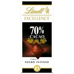 Chocolate negro 70% cacao Lindt Excellence 100 g