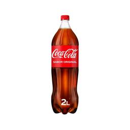 COCA COLA Refresco de cola botella de 2 l