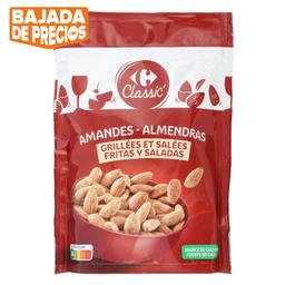 Almendras fritas y saladas Carrefour 200 g