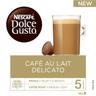 Café delicato con leche intensidad 5 dolce gusto, caja 16 uds