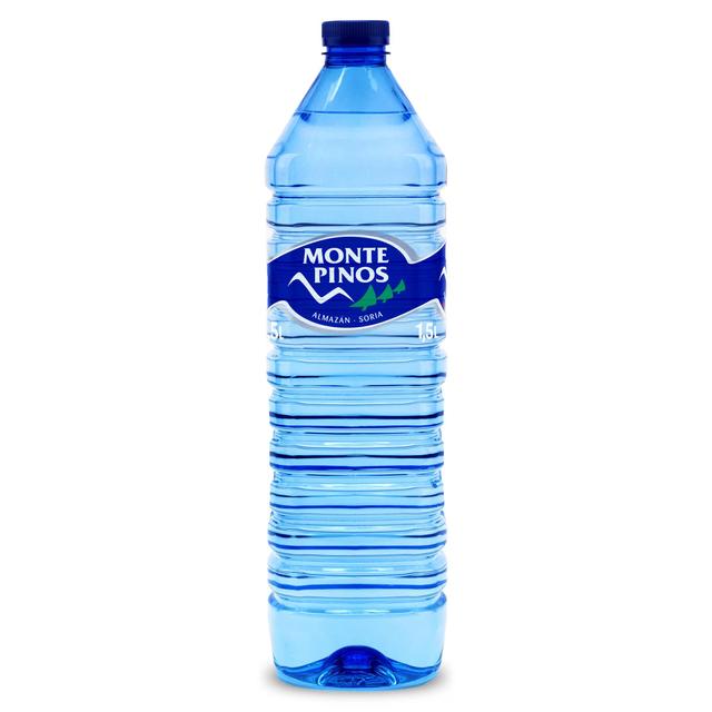 Agua mineral natural Monte pinos botella 1.5 l