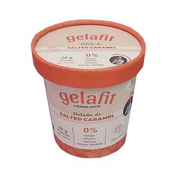 GELAFIT Tarrina de helado de caramelo salado, sin gluten y sin lactosa 450 ml