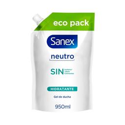 SANEX Sin neutro Recarga de gel hidratante para baño o ducha, para todo tipo de pieles 950 ml