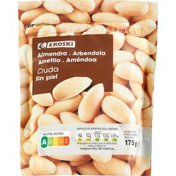 Almendras crudas eroski, bolsa 175 g