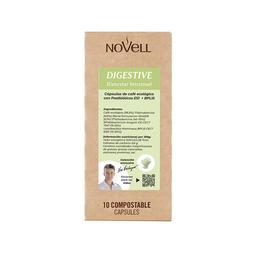 NOVELL Digestive Café en cápsulas ecológico con prostióticos 10 uds
