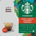Café expresso colombia comp. dolce gusto starbucks, caja 12 uds